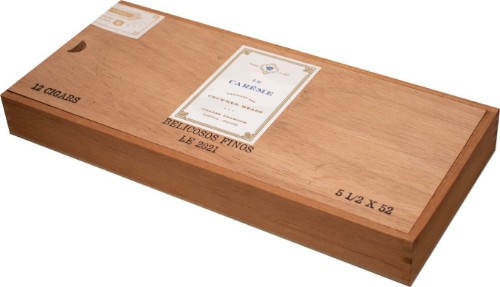 Buy Le Careme Belicoso Finos LE 2021 Online: Crowned Heads for 2018 takes the Connecticut broadleaf wrapped Le Careme blend features it in a Belicosos Finos vitola.