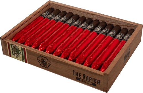 Buy Viaje Honey & Hand Grenades Maduro The Rapier Online: this very limited Viaje cigar features a Mexican San Andres wrapper over Nicaraguan binders and fillers!