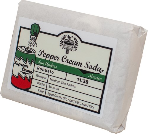Buy Lost&Found Pepper Cream Soda San Andres Robusto Online: The newest set of releases from Lost&Found, this "Pepper Cream Soda"