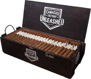 Buy Camacho Factory Unleashed 2021 Online: The newest yearly limited edition from Camacho comes in 100ct cabs or 10 ct bundles. Featuring a shaggy foot, this allows one to enjoy the filler without the binder or wrapper influencing it.