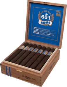 Buy Espinosa 601 Blue Label Maduro Toro: This medium to full body maduro was rated number six on Cigar Aficionados Top 25 for 2009.
