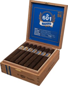 Buy Espinosa 601 Blue Label Maduro Torpedo: This medium to full body maduro was rated number six on Cigar Aficionados Top 25 for 2009.