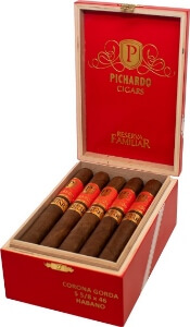 Buy ACE Prime Pichardo Reserva Familiar Habano 5 5/8 x 46 Online: Pichardo Reserva Familiar Habano features an Ecuadorian Habano wrapper and binder over Nicaraguan fillers.