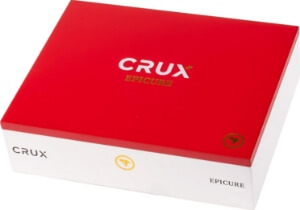 Buy Crux Epicure Robusto Extra Online: featuring a Ecuadorian Connecticut wrapper over Nicaraguan binder and fillers.	