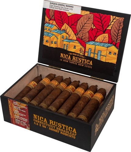 Buy Drew Estate Nica Rustica Short Robusto Online: 
