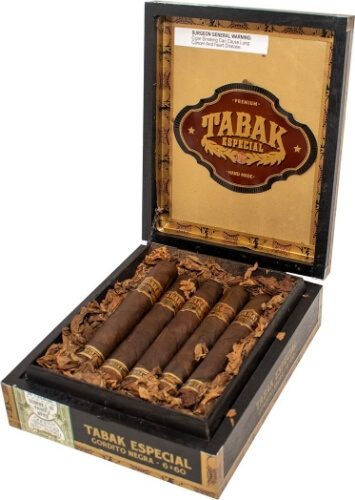 Buy Tabak Especial Gordito Negra by Drew Estate Online: Rich Tobaccos infused with coffee.