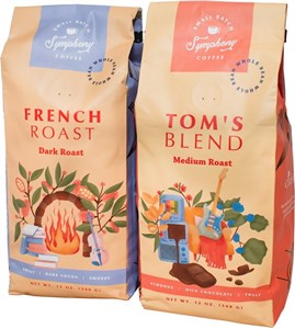 Buy Small Batch Coffee - Whole Bean French Roast & Tom's Blend Online:
