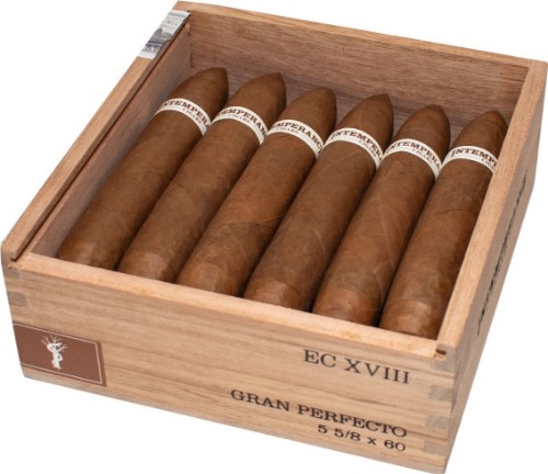 Buy Intemperance BA XXI Gran Perfecto by RoMa Craft Online: RoMa Craft Intemperance EC XVIII features a Ecuadorian Connecticut wrapper over an Indonesian binder and Nicaraguan/Dominican fillers.