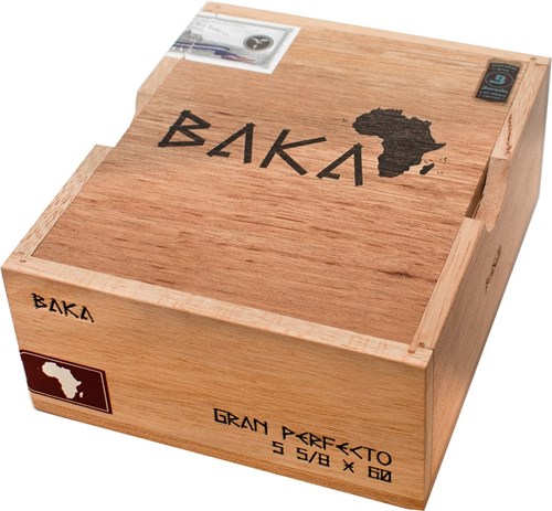 Buy RoMa Craft BAKA Pygmy Online: This cigar, featuring a Cameroon wrapper over undisclosed binders and fillers, pays tribute to the Baku people of Cameroon.