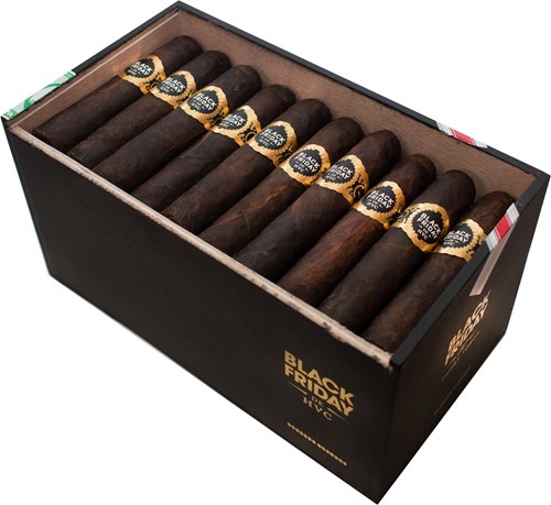 Buy HVC Black Friday 2021  Online: The HVC Black Friday 2021 is a 4 3/8 x 54 parejo vitola that will use a Connecticut broadleaf wrapper over a mixture of Nicaraguan tobaccos for the binder and fillers, including corojo 2012 and criollo 98.