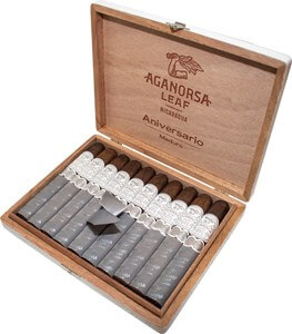 Buy Aganorsa Leaf Aniversario Maduro Box Press Toro Online: this limited edition Miami made Casa Fernandez features a Corojo maduro wrapper over both Nicaraguan binder and fillers.