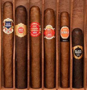 Buy HVC Brand Sampler Online: This HVC sampler features six different HVC cigars. If your looking to try HVC cigars look no further!	
