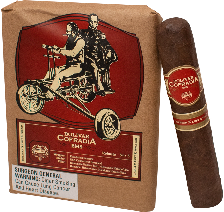 Buy Bolivar Cofradia Lost and Found EMS Robusto by Cigar Company