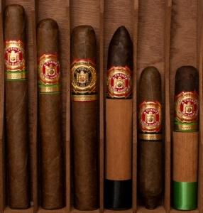 Buy Arturo Fuente Brand Sampler Online: A sampler featuring cigars form Fuente's core lines, for the smoker who wants to try everything Arturo Fuente has to offer!	