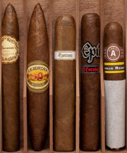 Buy Wrapper Series: Corojo Sampler Online:  This sampler features five cigars made with Corojo wrappers of different variations.
