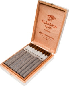 Buy Aganorsa Leaf Aniversario Lancero Online: this limited edition Miami made Casa Fernandez features a Corojo maduro wrapper over both Nicaraguan binder and fillers.	