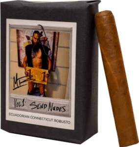 Buy Room 101 Send Nudes Vol. 1 Ecuadorian Connecticut Robusto Online: The newest line from Matt Booth of Room101 cigars, these bundles feature tasteful pictures of important men who best represent what Room101 means.