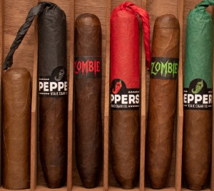 Buy Viaje Zombies and Peppers Sampler Online:  This sampler features all you need to survive the Viaje Zombie Apocalypse, one of each new Zombie Pepper, one Zombie Red and Green, and a Zombie Super Shot to defend yourself.