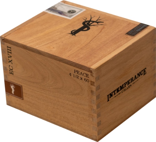 Buy Intemperance EC XVIII Peace by RoMa Craft Online: RoMa Craft Intemperance EC XVIII features a Ecuadorian Connecticut wrapper over an Indonesian binder and Nicaraguan/Dominican fillers.