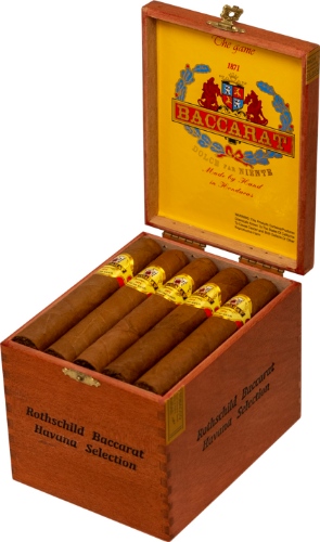 Buy Baccarat "The Game" Rothschild Online: This Honduran puro features a Connecticut wrapper, smooth and creamy, perfect for all times of day.
