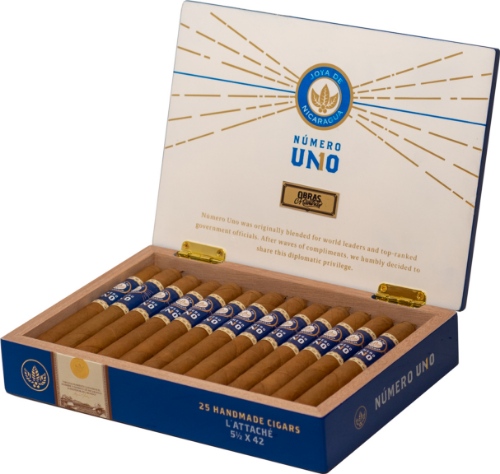 Buy Joya de Nicaragua Número Uno L'Attache Online: with a medium body and strength this cigar is extremely refined and complex!