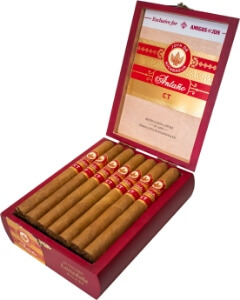 Buy Joya de Nicaragua Antaño CT Lonsdale Online: The newest line from Joya comes as an extension to the Antaño blend; Featuring lighter Connecticut wrapper that lightens up the strength and color.