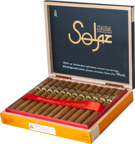 Buy Saga Cigars Solaz Churchill Online:
