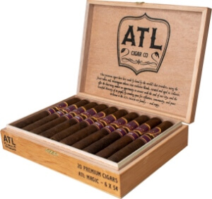 Buy ATL Magic Sublime: ATL Cigar Co's 4th cigar line, the ATL Magic, celebrates a city full of passion and mystery, gems and ghosts. Produced at the ACE Prime factory in Esteli, the Magic features unique flavor notes from tobacco grown in the hidden Pueblo Nuevo region of Nicaragua. A San Andres wrapper caps off this complex, medium-medium-plus blend, adding another chapter to the ATL story.