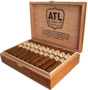 Buy ATL Good Trouble Robusto: Named in honor of the late Atlanta congressman and civil rights icon, John Lewis, this Habano-wrapper blend from Estelí boasts a complexity of Nicaraguan filler from 3 growing regions, double-bound by Indonesian Sumatra paired with a priming from the volcanic soil of Ometepe