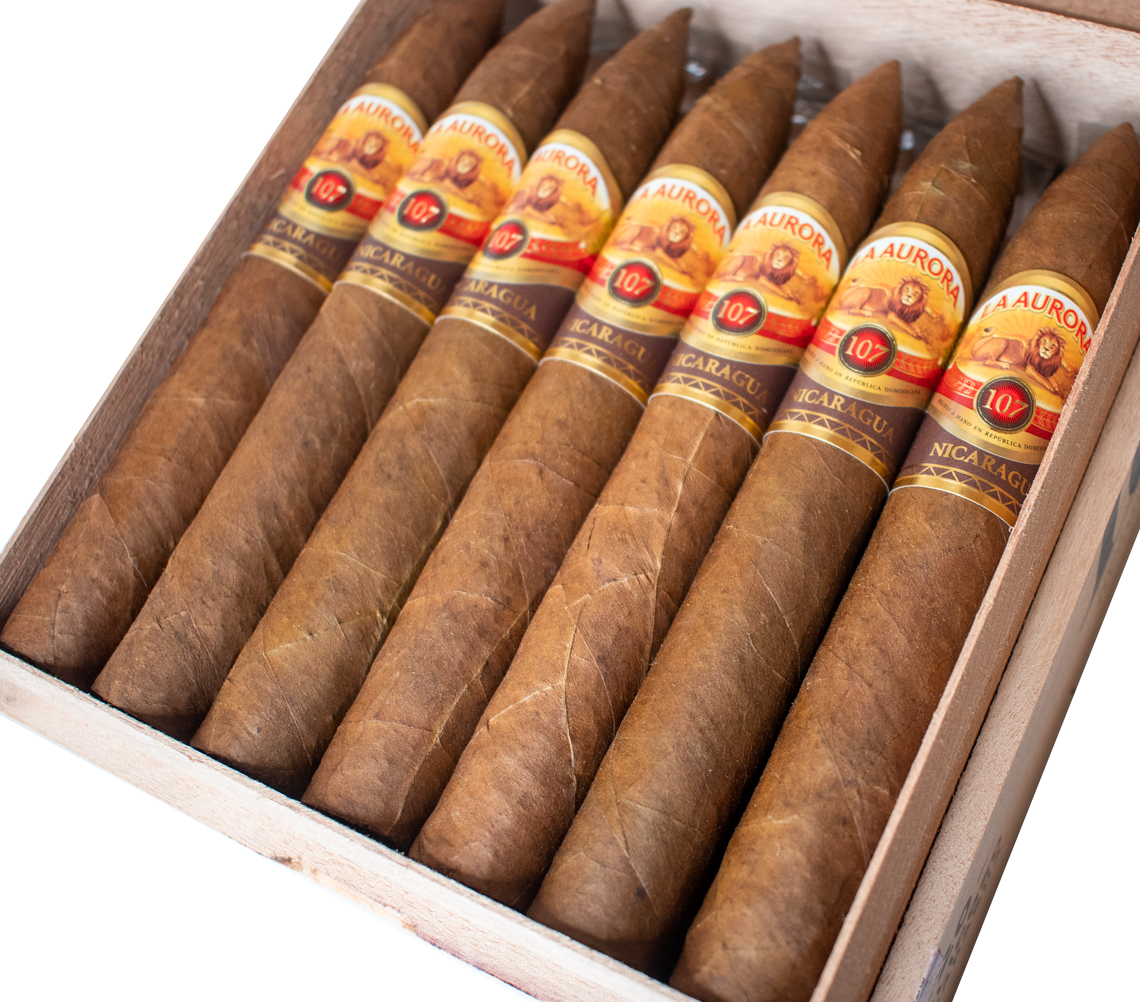 Buy La Aurora 107 Nicaragua belicoso Online at Small Batch Cigar Best
