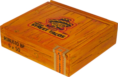Buy Rojas Street Tacos Carnitas Robusto Online: The Street Tacos by Noel Rojas features an Ecuadorian Connecticut wrapper over Nicaraguan binder and fillers!