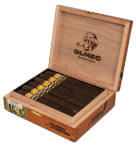Buy Olmec Maduro Corona Gorda by Foundation Cigars Online: Foundation Cigar Co. has released a brand new line called Olmec that the company describes as a tribute to Mexico and its ancient Mesoamerican people, which inhabited the San Andrés Valley in Veracruz, where cigar tobacco is grown