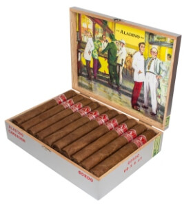 Buy Aladino Cameroon Gordo Online at Small Batch Cigar:  this special blend from JRE features Cameroon tobacco grown in Honduras on the family farms!