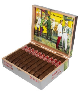 Buy Aladino Cameroon Queens Perfecto Online at Small Batch Cigar:  this special blend from JRE features Cameroon tobacco grown in Honduras on the family farms!
