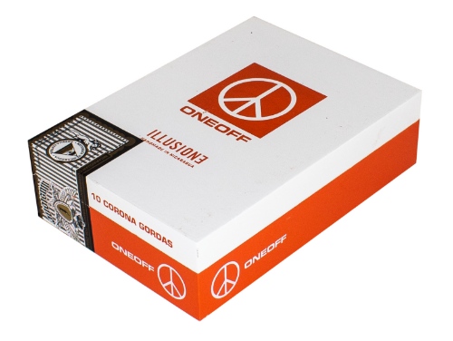 Buy OneOff Corona Gorda Cigar Online: OneOff was orginally created in the early 2000's but Dion from Illusione Cigars has revitalized the brand producing the cigars at TABSA!