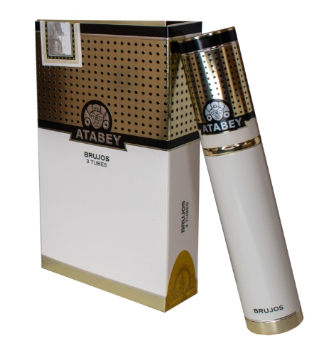 Buy Atabey Brujos Tubes Online at Small Batch Cigar: A robusto 4 7/8 x 52 vitola from the Atabey line that now comes in tubes by United Cigars.