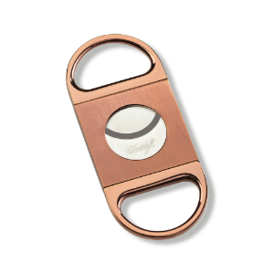 Buy Davidoff Double Blade Cutter Brushed Rose Gold Online at Small Batch Cigar