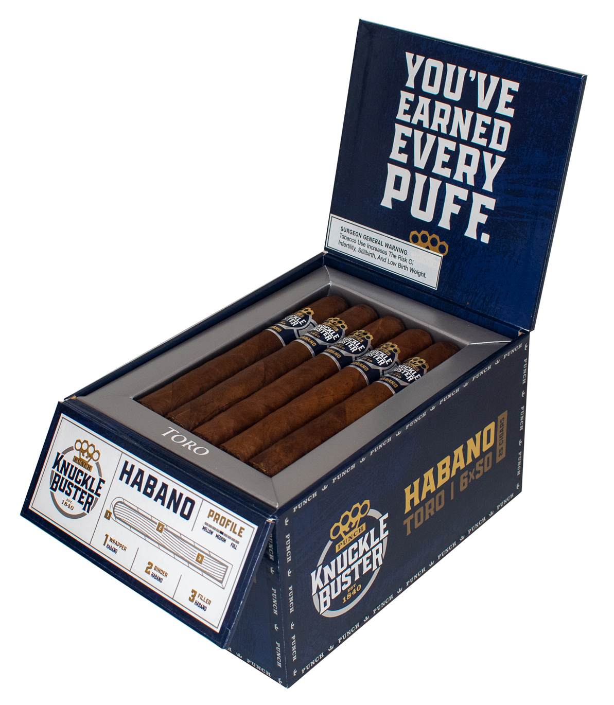 Buy Punch Knuckle Buster Toro Online at Small Batch Cigar Best Online