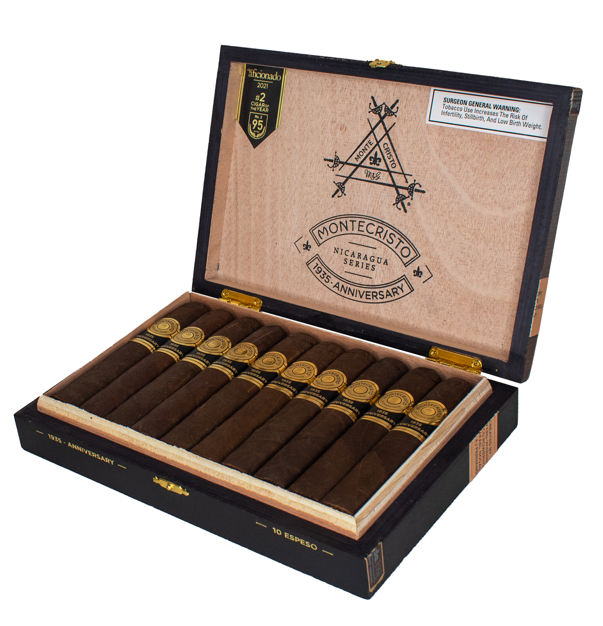 Buy Montecristo 1935 Anniversary Nicaragua Espeso Online at Small Batch ...