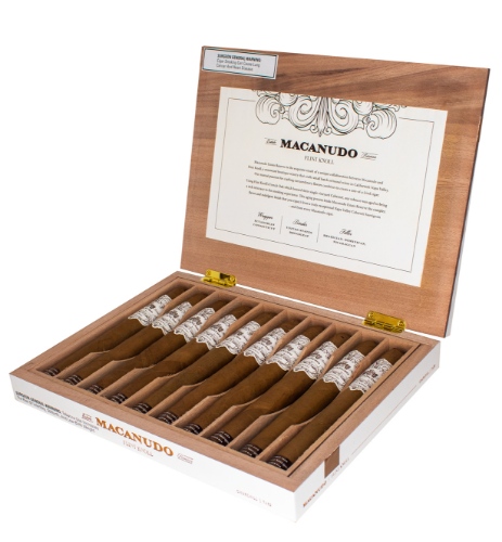 Buy Macanudo Estate Reserve Flint Knoll Churchill Online at Small Batch Cigar: Featuring an Ecuadorian Connecticut Shade wrapper to give this Macanudo a creamy, slightly nutty taste.
