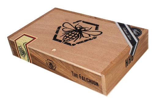 Buy Viaje Honey & Hand Grenades The Falchion Corojo Online: this very limited Viaje cigar features a Nicaraguan Corojo wrapper over Nicaraguan binders and fillers!