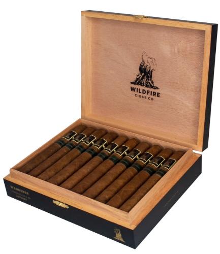 Buy Wildfire Wanderer Corona Online: Jeremy McDonald's take on something "rich, complex, and featuring tobacco not usually used", the Wanderer is meant to take you on a journey with no predetermined destination.