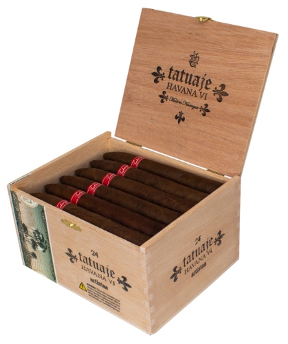 Tatuaje Tatuaje Havana VI Artistas Online: also known as Tatuaje Red Label these amazing Ecuadorian Habano wrapped cigars produce notes of wood, earth and spice.