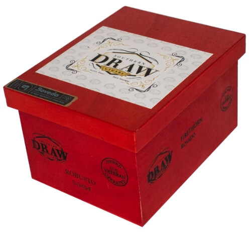 Buy Southern Draw Firethorn Robusto Online: This Nicaraguan cigar features an Ecuadorian Habano Rosado wrapper over Mexican San Andres binders and Nicaraguan fillers.