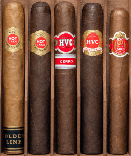 Buy HVC Toro Sampler Online: This HVC sampler features five different toro HVC cigars. If your looking to try HVC cigars look no further!