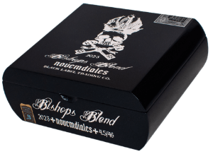 Buy Bishops Blend Novemdiales Petite Corona by Black Label Trading Co Online: a blend of American, Nicraguan, Pennsylvania and Connecticut tobaccos the Bishops blend is designed to highlight broadleaf tobacco.
