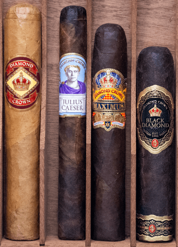 Buy the Diamond Crown Brand Sampler Online at Small Batch Cigar: This sampler features one cigar from each line that Diamond Crown has to offer.
