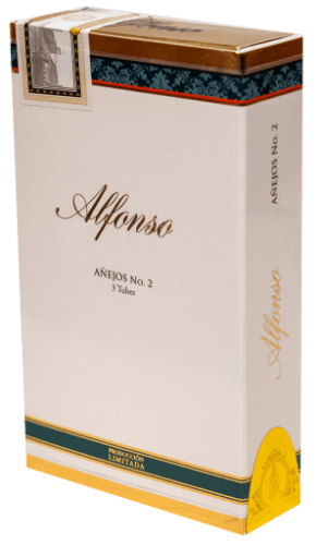 Buy Alfonso Extra Anejo #2 Tubes Online at Small Batch Cigar: A robusto 5 x 52 vitola from the Alfonso line that now comes in tubes by United Cigars.