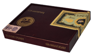 Buy Illusione Epernay D'Aosta 10th Anniversary Online: This special Epernay pays tribute to the 10th Anniversary of the Epernay line. Featured in a 6 x 50 the D'Aosta comes in a 10th box.