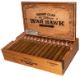Buy Henry Clay War Hawk Churchill Cigar Online: The War Hawk cigar is aptly named, as it is a bit rebellious in going against its own tradition by not using a Connecticut Broadleaf wrapper –as do most other Henry Clay brands. The “Hawkish” cigar is a complex cigar, boasting unique flavors, with plenty of spice. This medium-bodied blend sports an Ecuadorian Connecticut wrapper, which houses a broadleaf binder and Honduran filler.